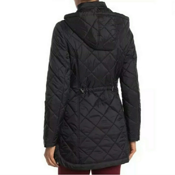 Laundry by Shelli Segal Quilted Zip Parker - Picture 3 of 10